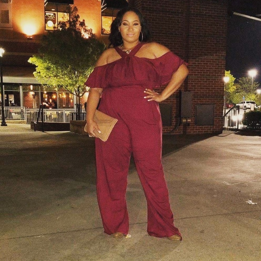 Burgundy Jumpsuit